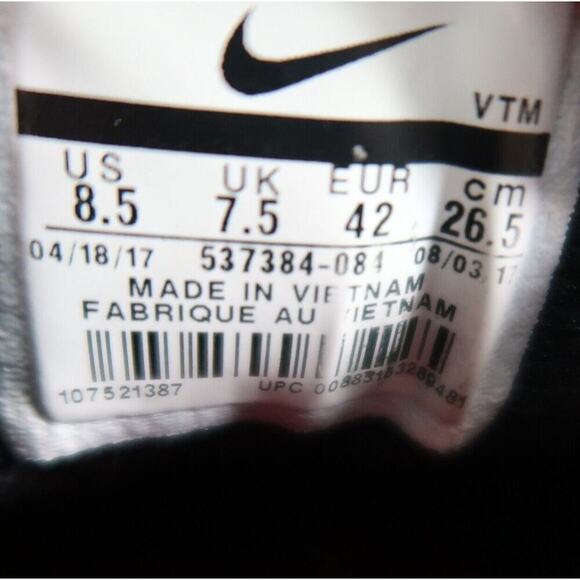 Nike Shoes Mens 8.5 Air Max 90 Ninja Pack Sneakers Athletic Running Black Active - Picture 13 of 15